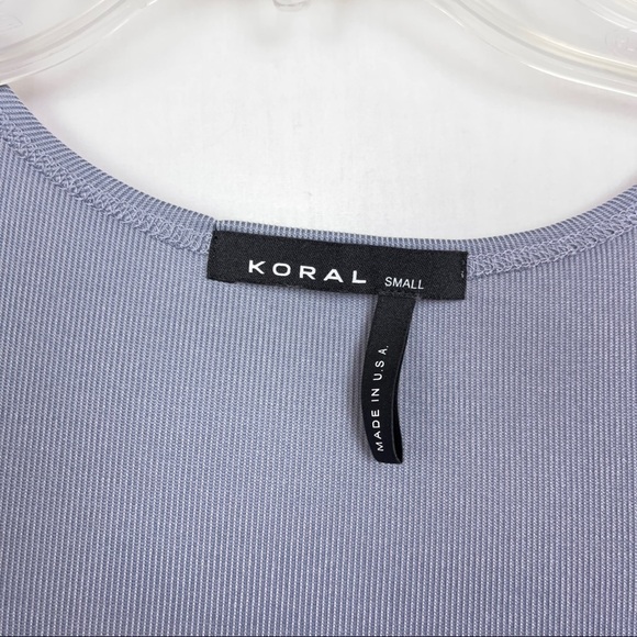 KORAL Bond Marlow Grey Workout Tank - Picture 3 of 8